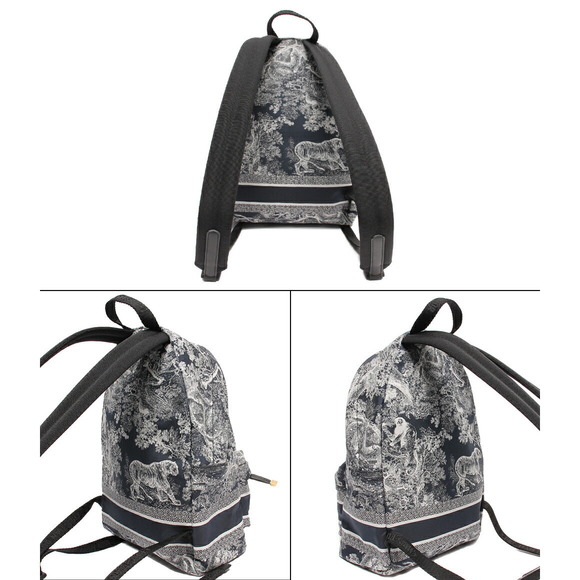 Dior Small Reverse Backpack de  Toile Jouy Christian - Picture 1 of 8